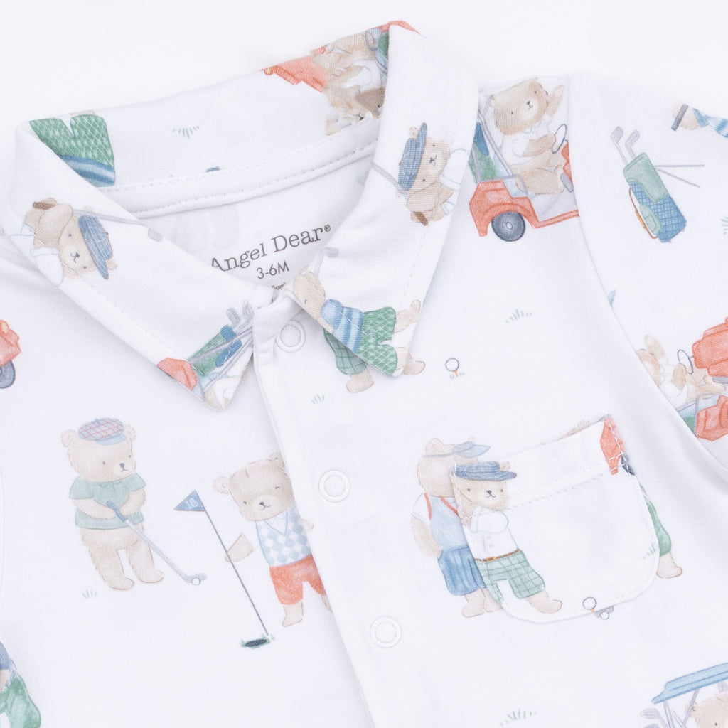 Golfing Teddy Bears - Polo Shortie