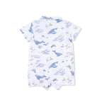 Watercolor Blue Whales - Polo Shortie