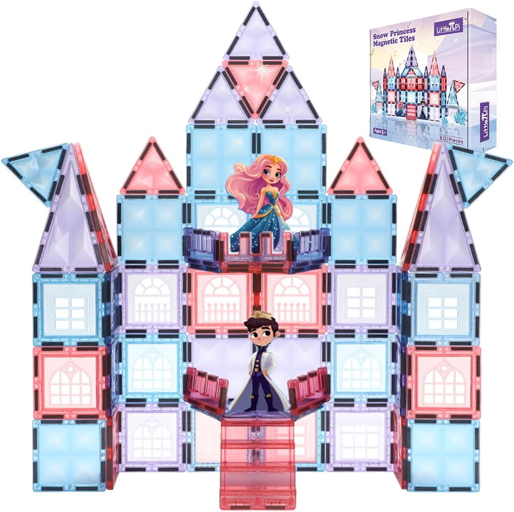 Princess Castle Magnetic Tile Set