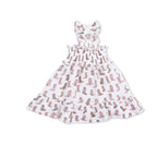 Cowgirl Boots - Smocked Ruffle Sundress & Bloomer