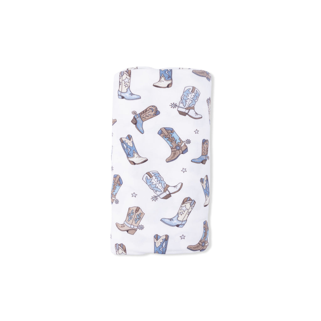 Cowboy Boots - Swaddle Blanket