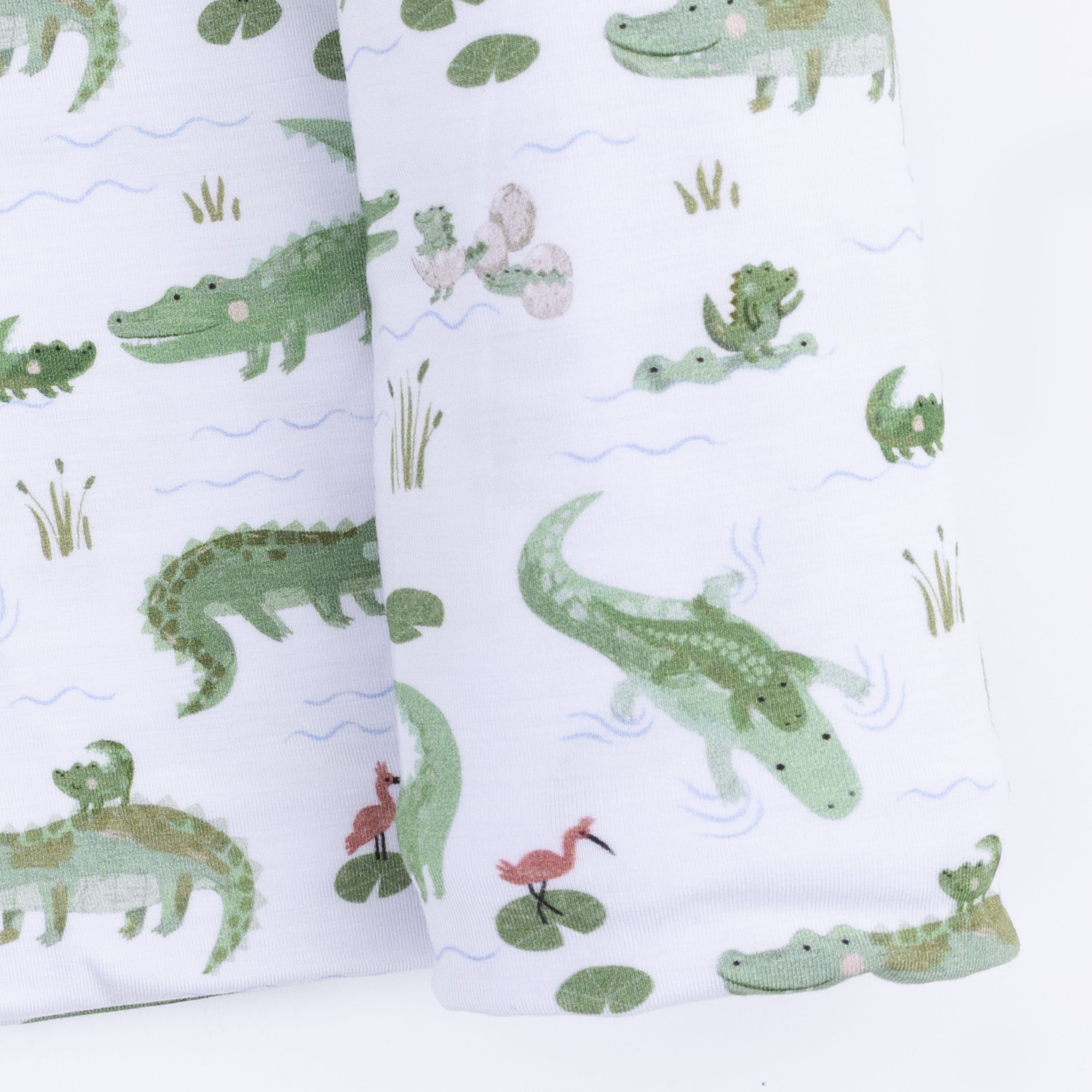 Crayon Alligators - Swaddle Blanket