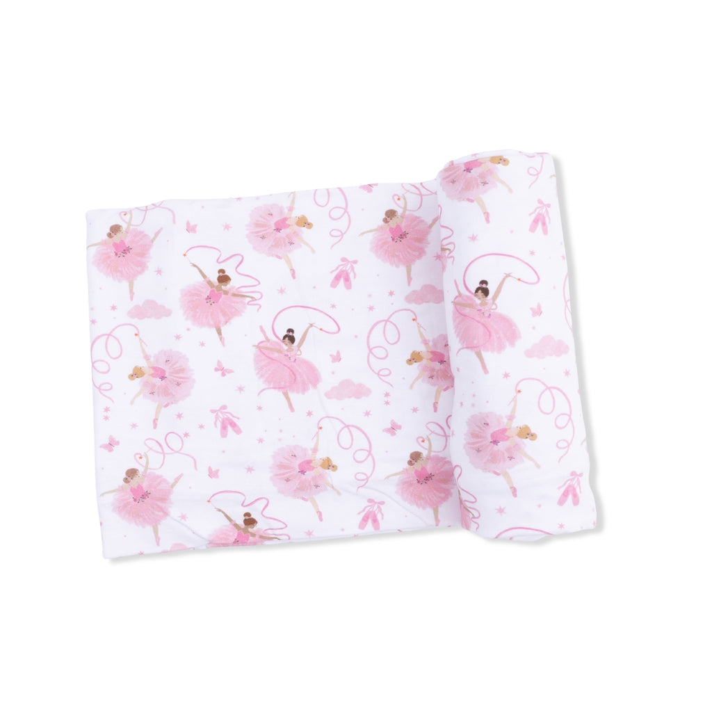 Ribbon Ballerinas - Swaddle Blanket