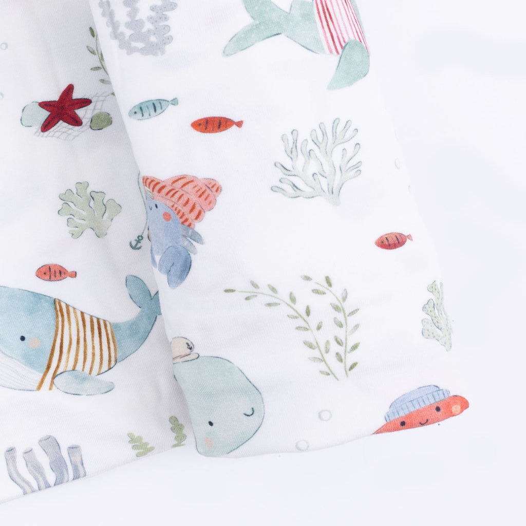 Sailor Sea Creatures - Swaddle Blanket