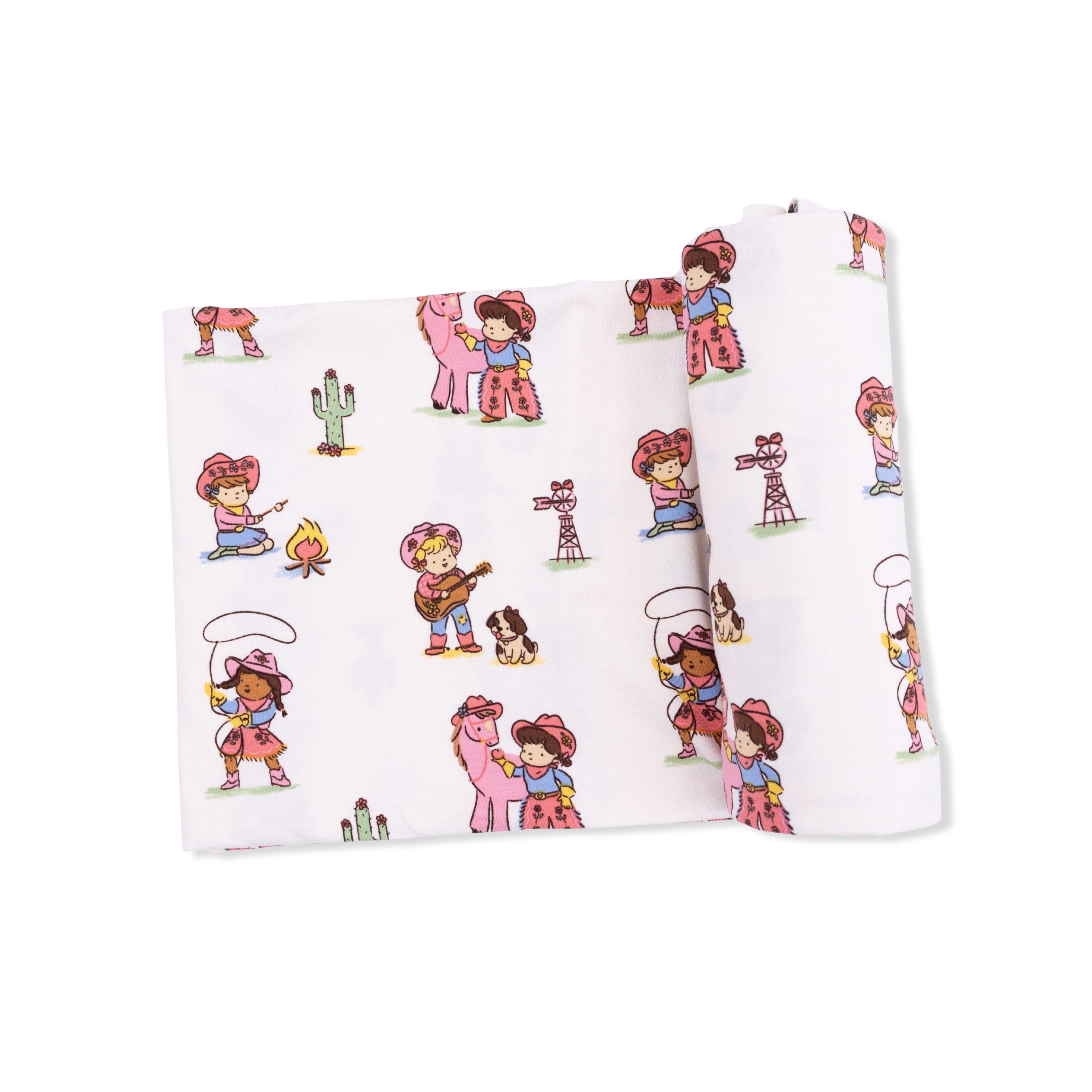 Vintage Cowgirls - Swaddle Blanket