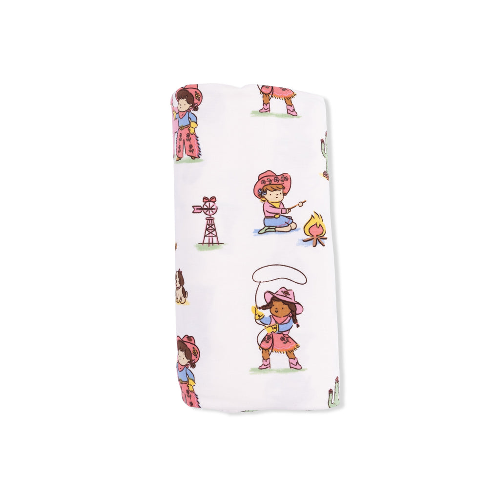 Vintage Cowgirls - Swaddle Blanket