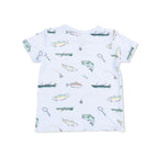 Fishing - Crew Neck Tee with Casual Short