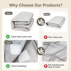Foldable Baby Playpen with Mat
