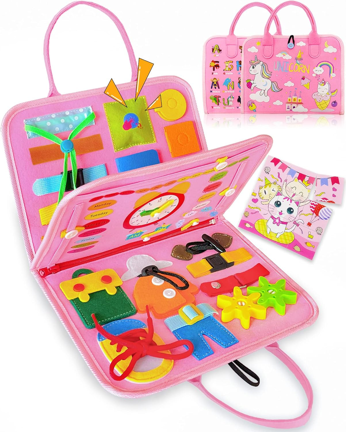 Montessori Busy Board Book