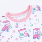 Golf Carts and Flowers - Loungewear Short Set