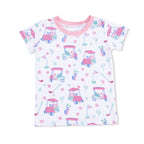 Golf Carts and Flowers - Loungewear Short Set