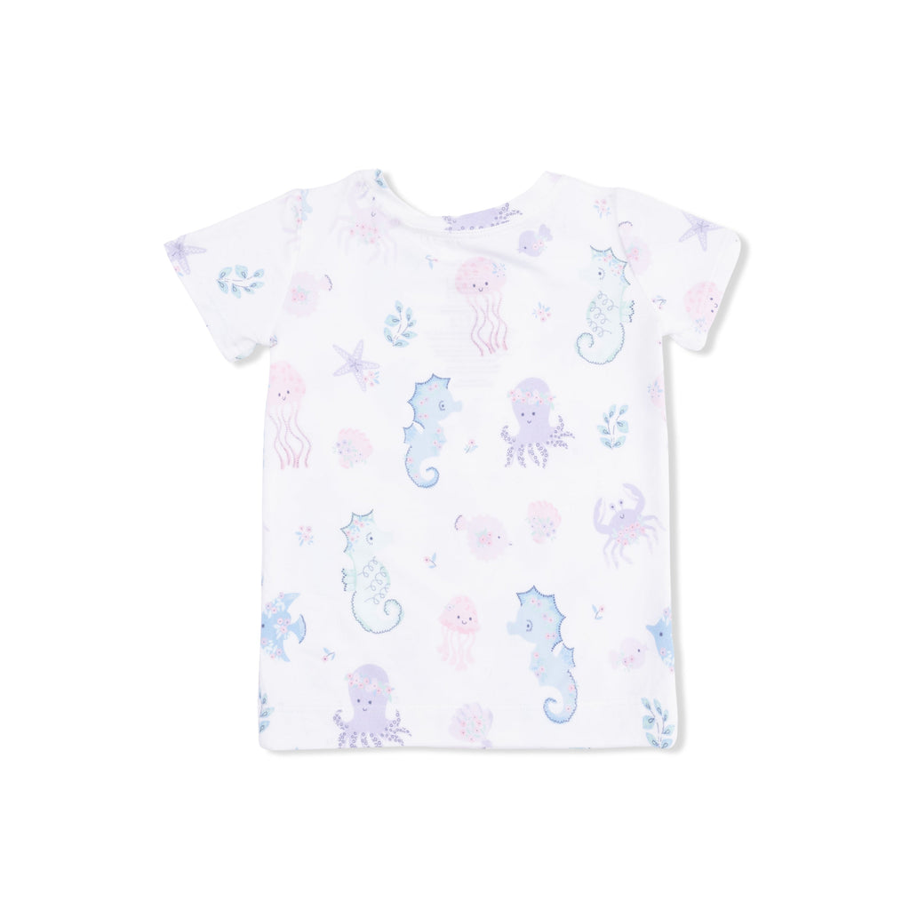 Floral Sea Creatures - Loungewear Short Set