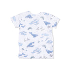 Watercolor Blue Whales - Loungewear Short Set