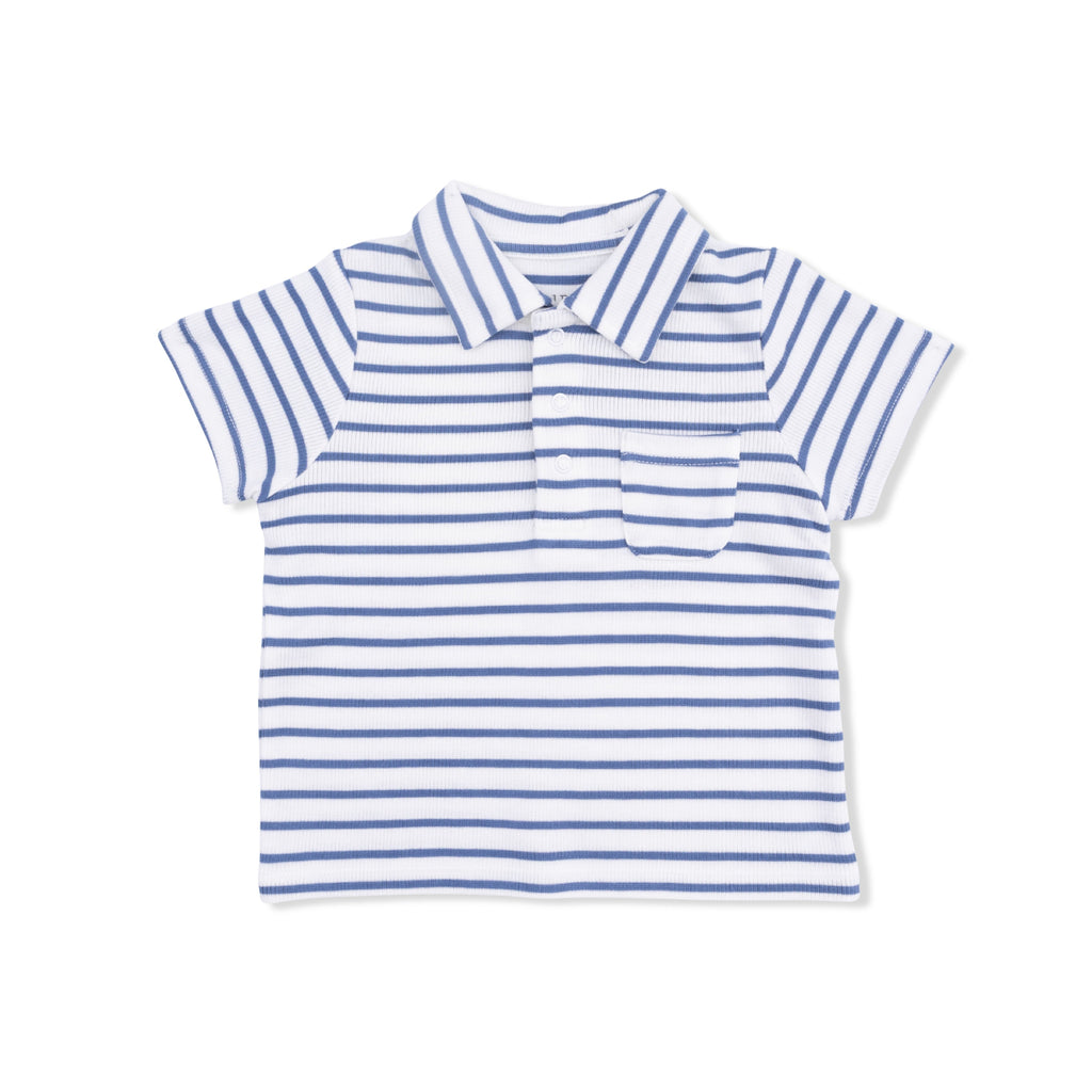 Navy Stripe - Polo with Everyday Short