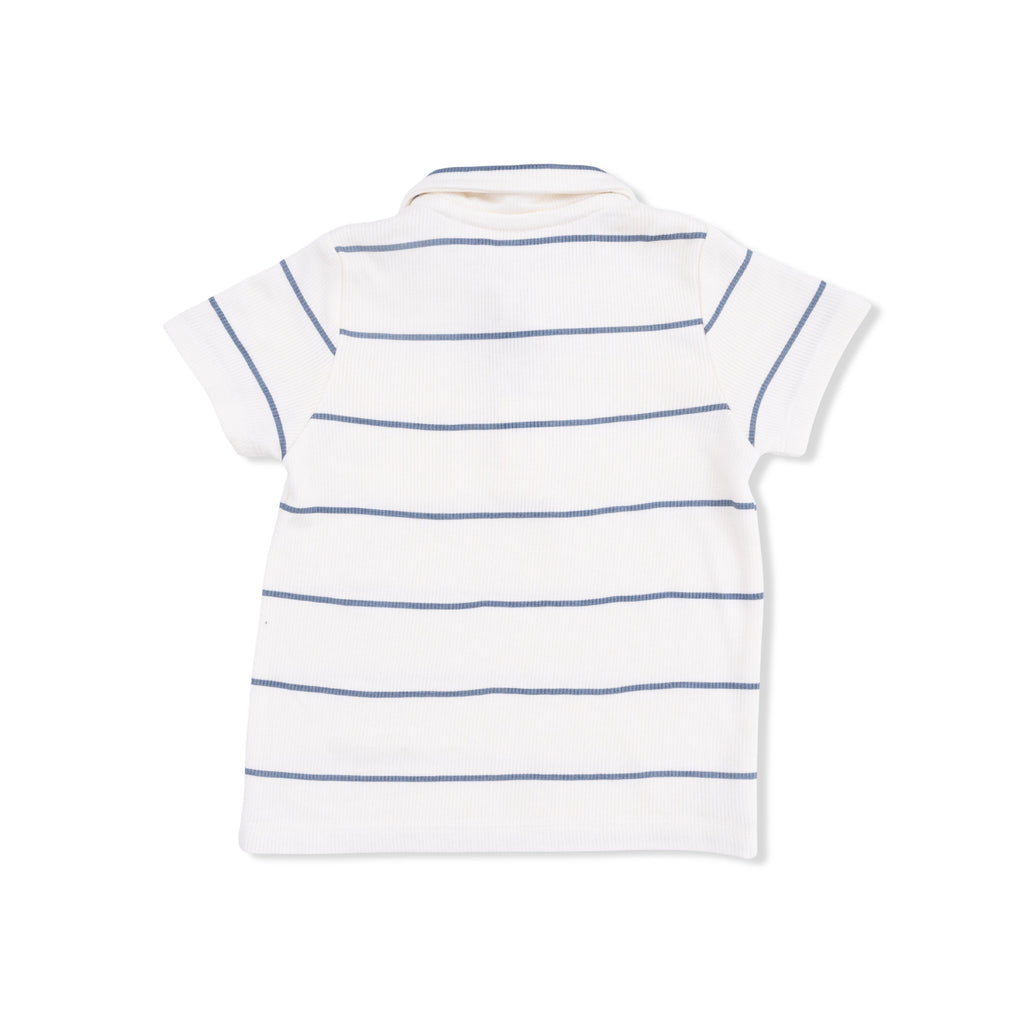 Vintage Stripe - Polo with Casual Short