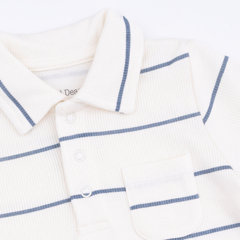 Vintage Stripe - Polo with Casual Short
