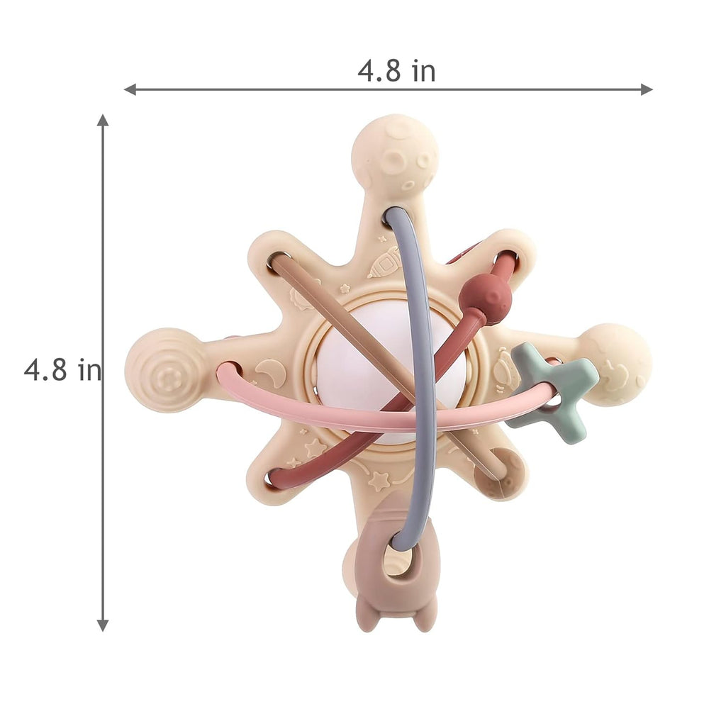 Silicone Baby Teether Rattle Ball