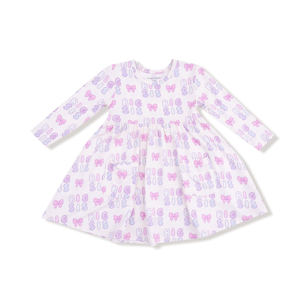 Big Sis - Twirly Long Sleeve Dress