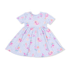 Mermaid Princesses - Twirly Short Sleeve Dress