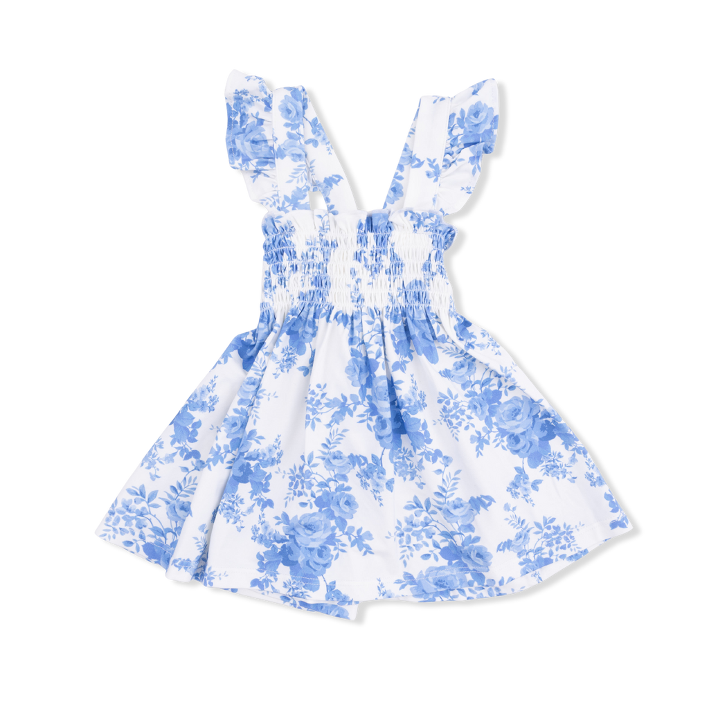 Dream Cottage Floral - Smocked Top with Bloomer