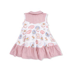 Rodeo Patches Pink - Cowboy Bodysuit Dress