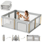 Foldable Baby Playpen with Mat
