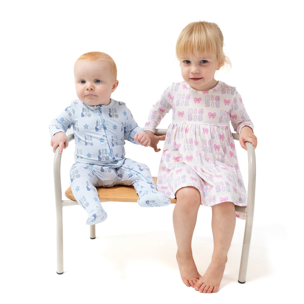 Lil Bro - 2 Way Zipper Footie