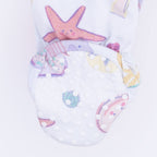 Beach Days - 2 Way Ruffle Back Zipper Footie