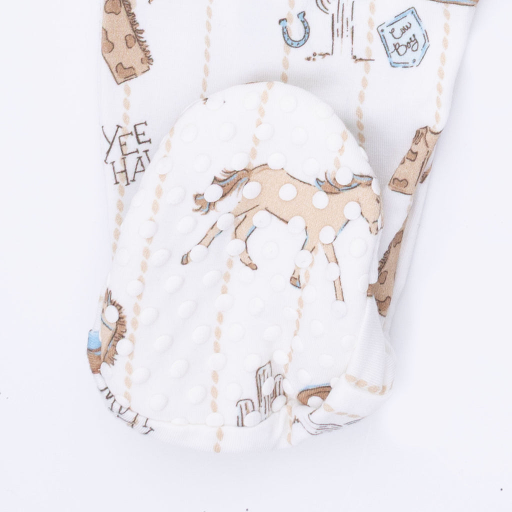 Cowboy Nursery - 2 Way Zipper Footie