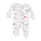 Cute Farm Animals Uni - 2 Way Zipper Footie