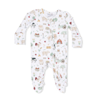 Cute Farm Animals Uni - 2 Way Zipper Footie
