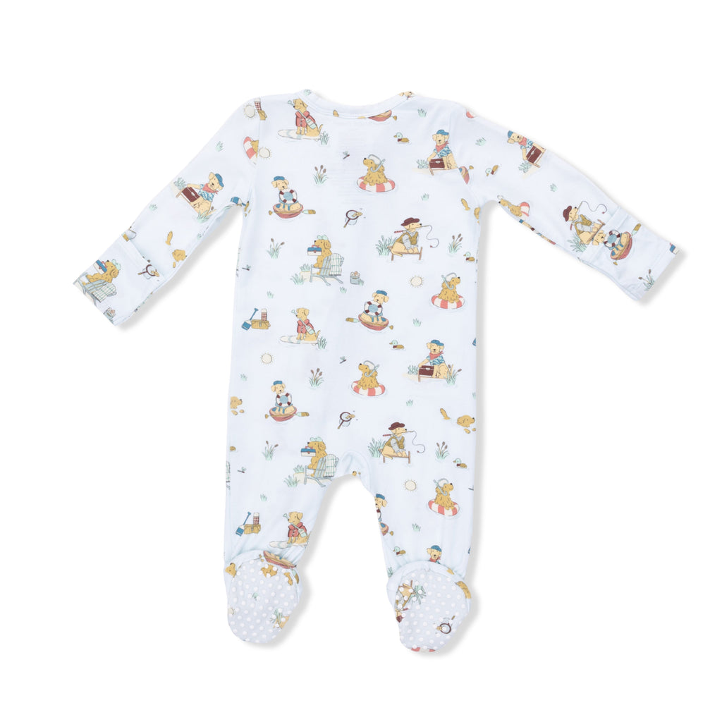 Lake Buddy Dogs - 2 Way Zipper Footie & Swaddle