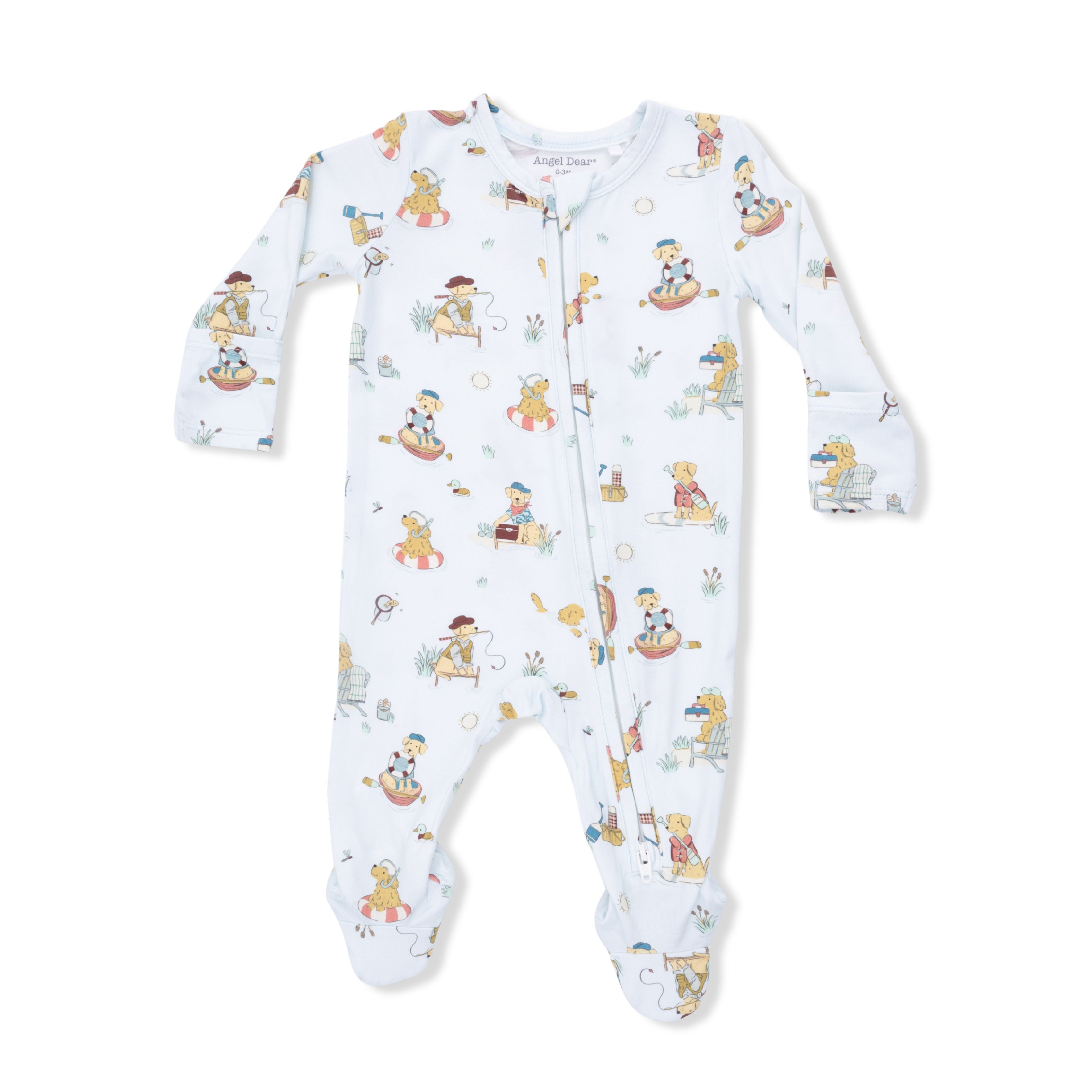 Lake Buddy Dogs - 2 Way Zipper Footie