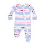 Preppy Rugby - 2 Way Zipper Footie