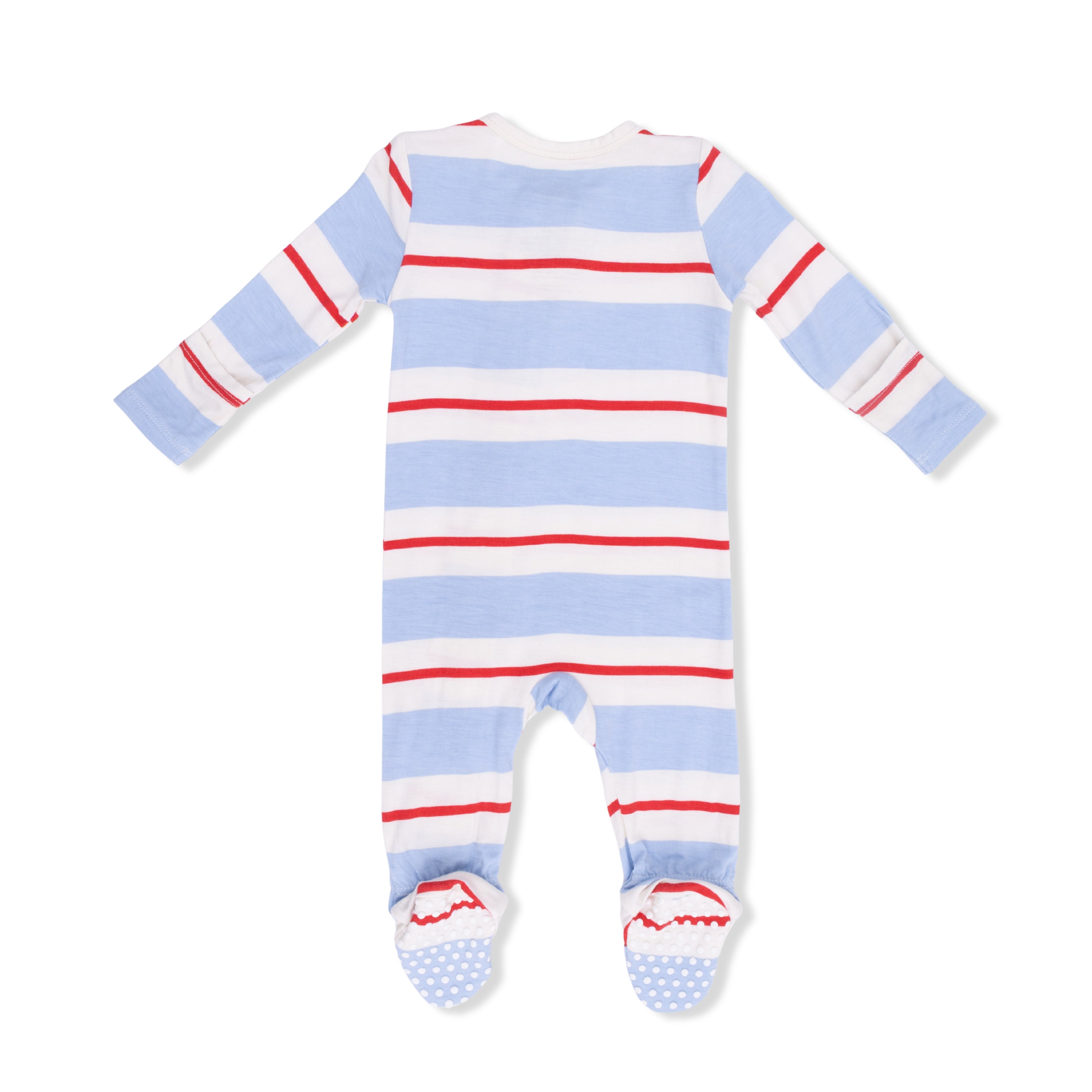 Preppy Rugby - 2 Way Zipper Footie