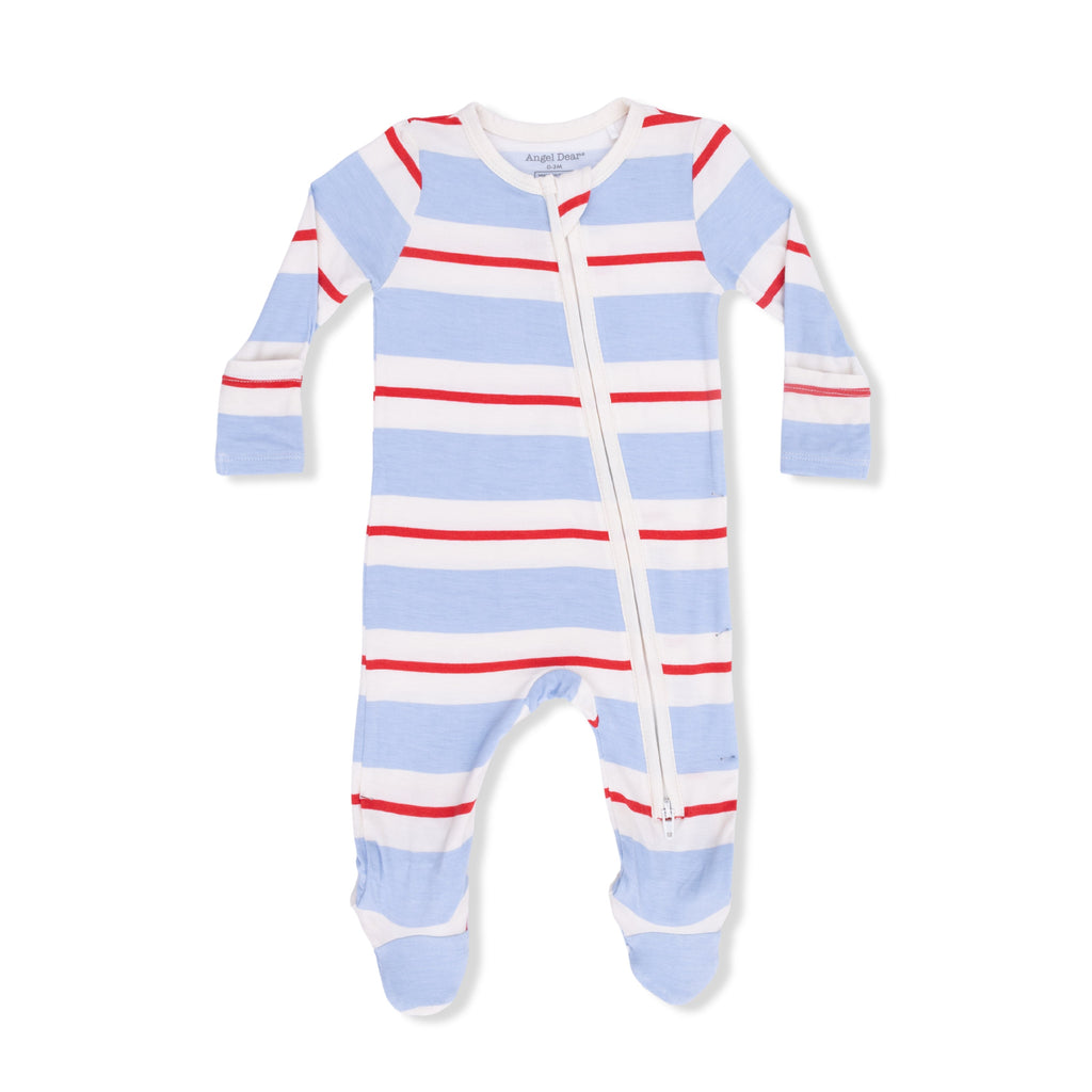 Preppy Rugby - 2 Way Zipper Footie