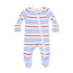 Preppy Rugby - 2 Way Zipper Footie
