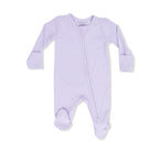 Solid Orchid Petal - 2 Way Zipper Footie