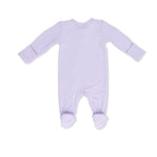 Solid Orchid Petal - 2 Way Zipper Footie
