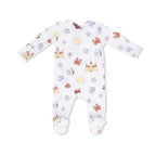 Sunny Sandcastles - 2 Way Zipper Footie
