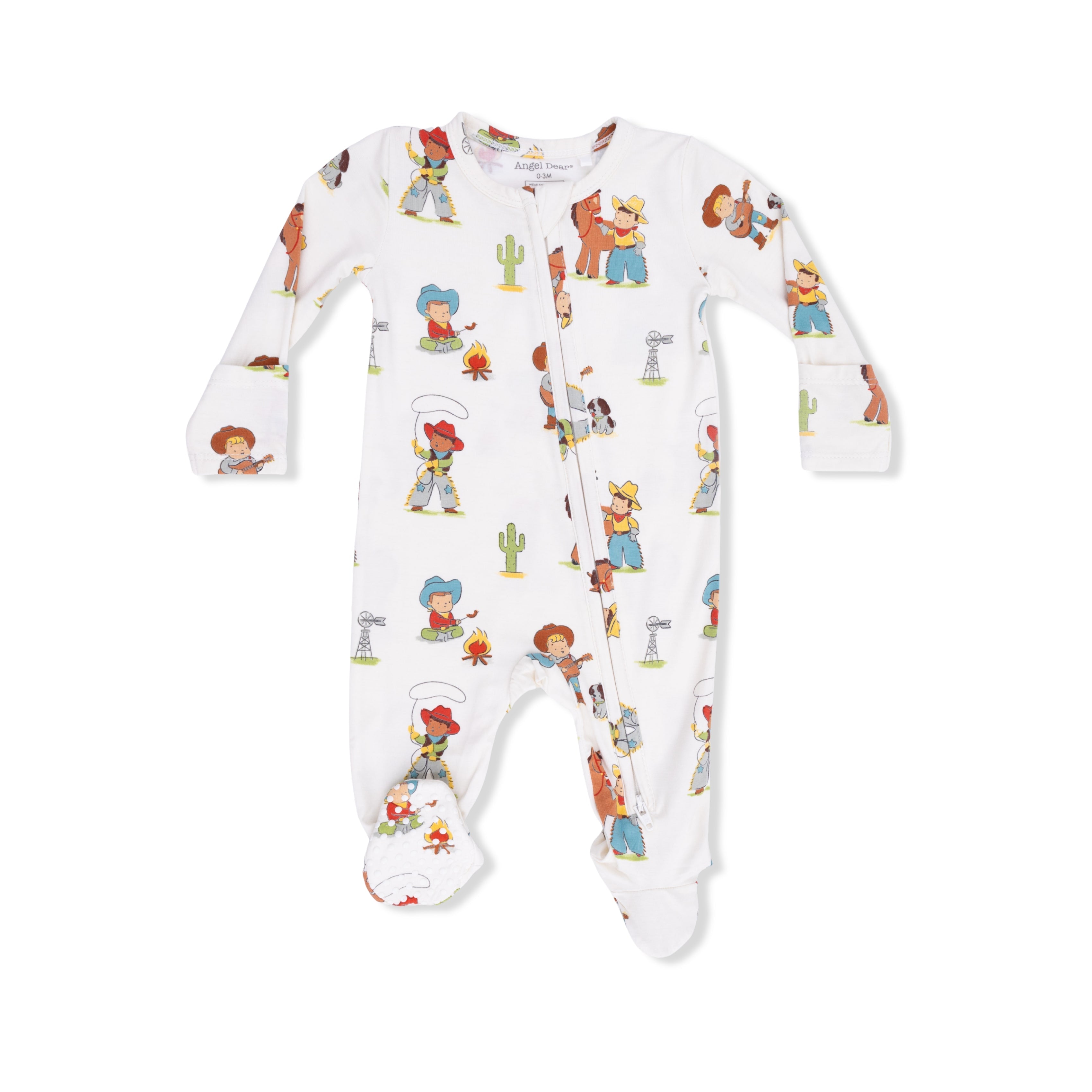 Vintage Cowboys - 2 Way Zipper Footie