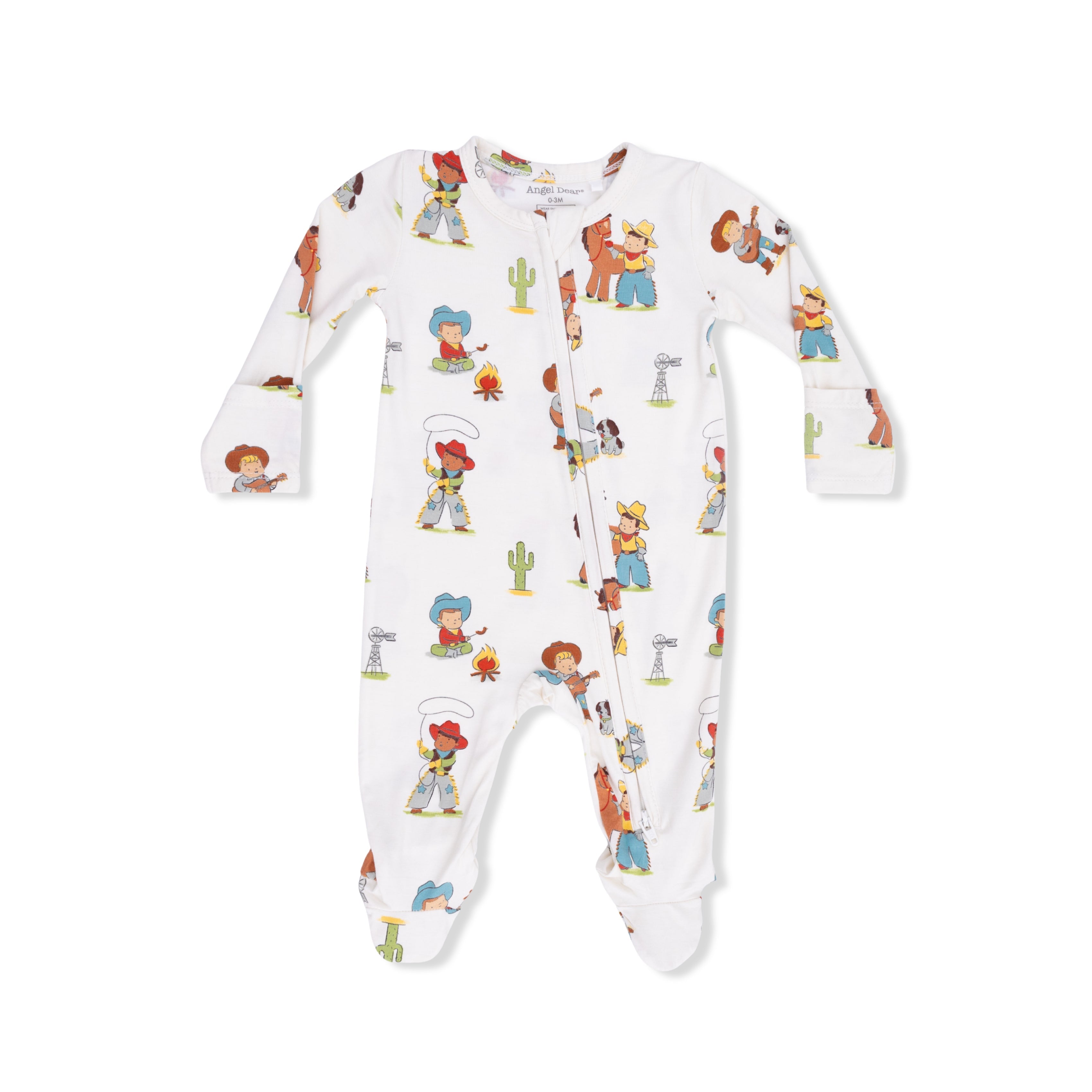 Vintage Cowboys - 2 Way Zipper Footie