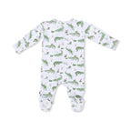 Crayon Alligators - 2 Way Zipper Footie
