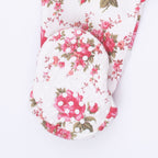 Elegant Roses - 2 Way Ruffle Back Zipper Footie