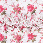 Elegant Roses - 2 Way Ruffle Back Zipper Footie