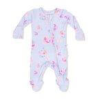Mermaid Princesses - 2 Way Ruffle Back Zipper Footie