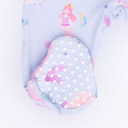 Mermaid Princesses - 2 Way Ruffle Back Zipper Footie