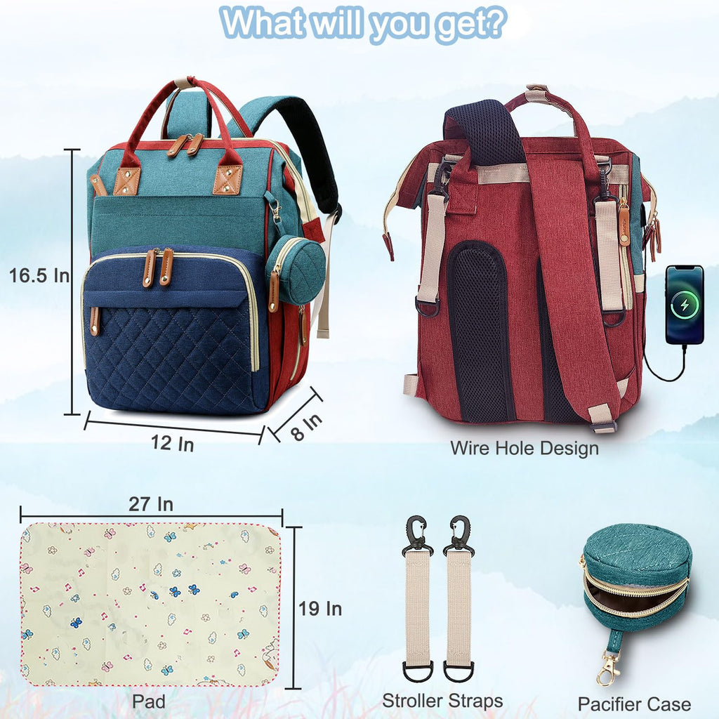 Large Travel Diaper Backpack