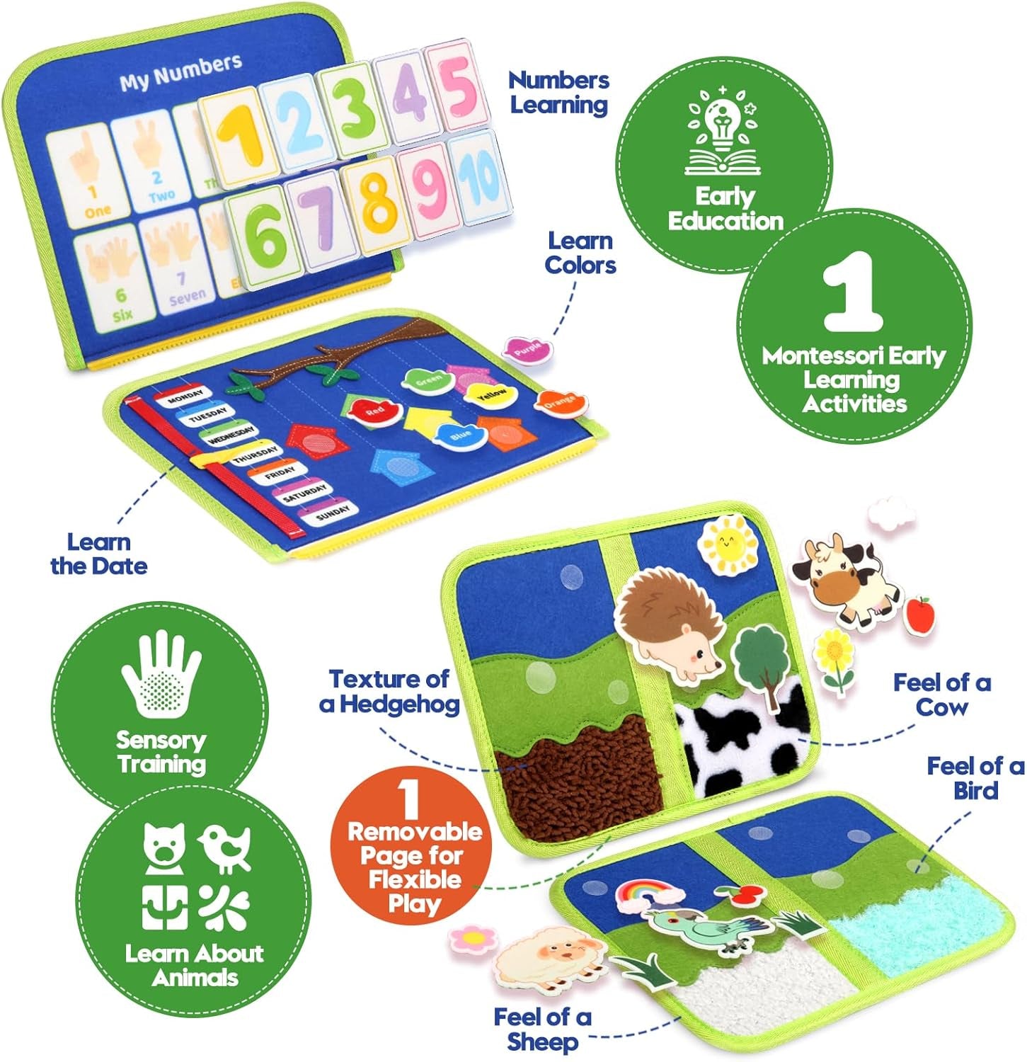 Toddler Sensory Busy Board