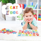 Wooden Alphabet Learning Puzzle